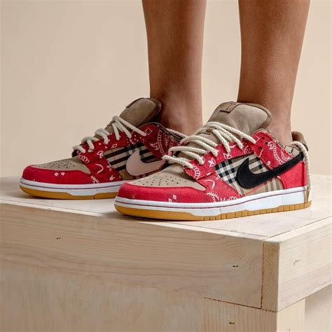 red vintage bandana burberry ts dunk|Buy and Sell Travis Scott Bandana .